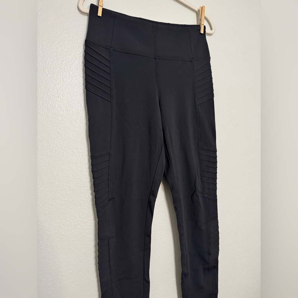 Athleta Delancey Moto Tight in Black - Medium - Picture 3 of 10
